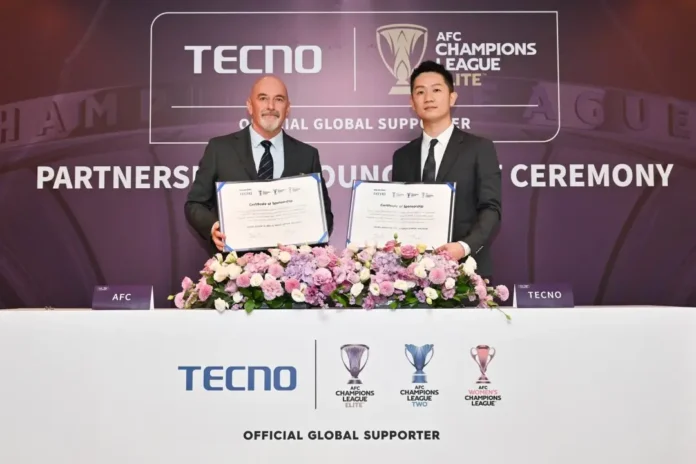 Tecno Becomes Official Global Supporter of the AFC