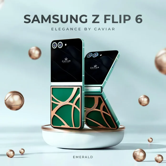 Caviar's Tenniscore Galaxy Z Flip6: A Limited Edition Luxury Smartphone