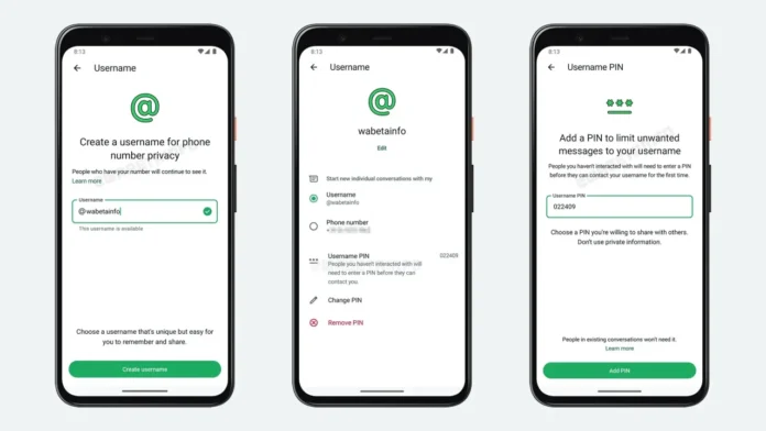 WhatsApp Introduces Username PIN for Enhanced Security