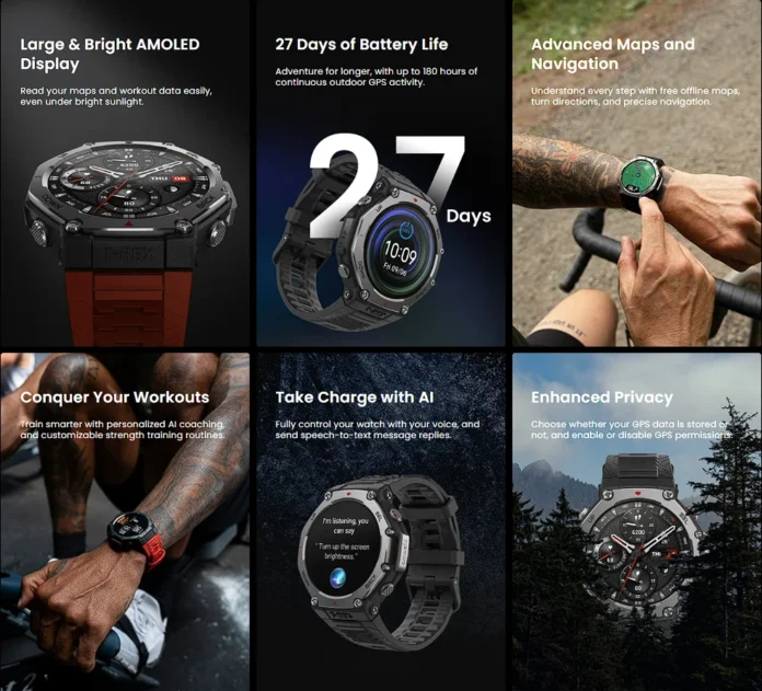 Amazfit T-Rex 3: The Ultimate Outdoor Smartwatch for Adventurers